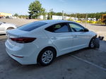 2018 Hyundai Elantra Se White vin: 5NPD74LF2JH280433