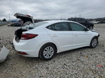 2019 Hyundai Elantra Se White vin: 5NPD74LF2KH423446