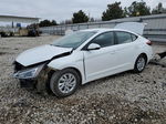 2019 Hyundai Elantra Se White vin: 5NPD74LF2KH423446