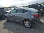 2019 Hyundai Elantra Se Gray vin: 5NPD74LF2KH425438