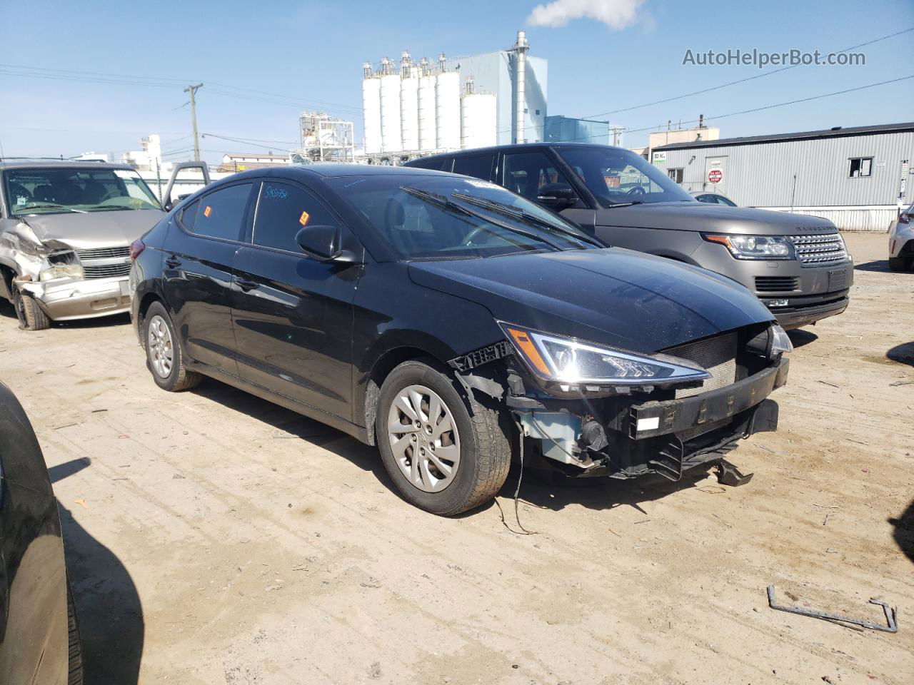 2019 Hyundai Elantra Se Black vin: 5NPD74LF2KH435029