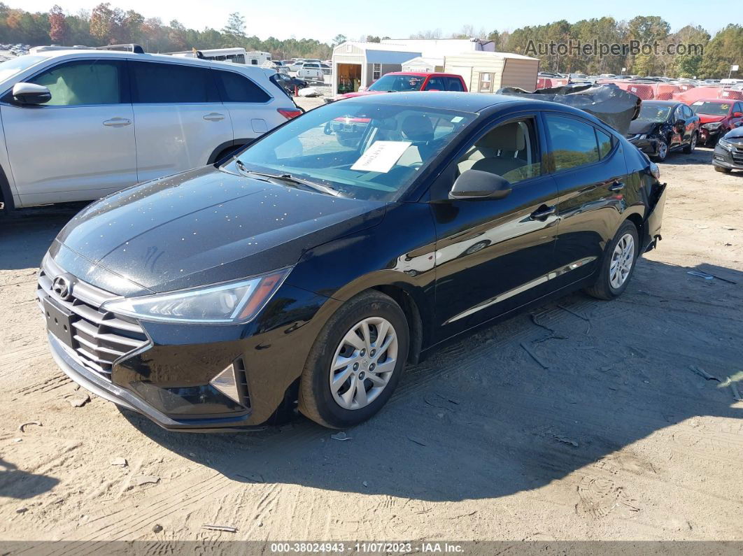 2019 Hyundai Elantra Se Черный vin: 5NPD74LF2KH453823