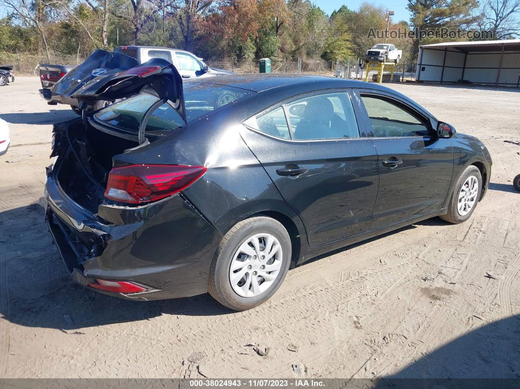 2019 Hyundai Elantra Se Черный vin: 5NPD74LF2KH453823