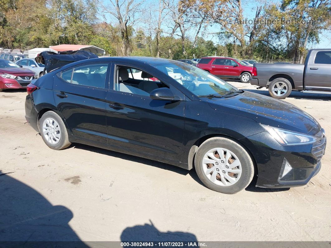 2019 Hyundai Elantra Se Черный vin: 5NPD74LF2KH453823