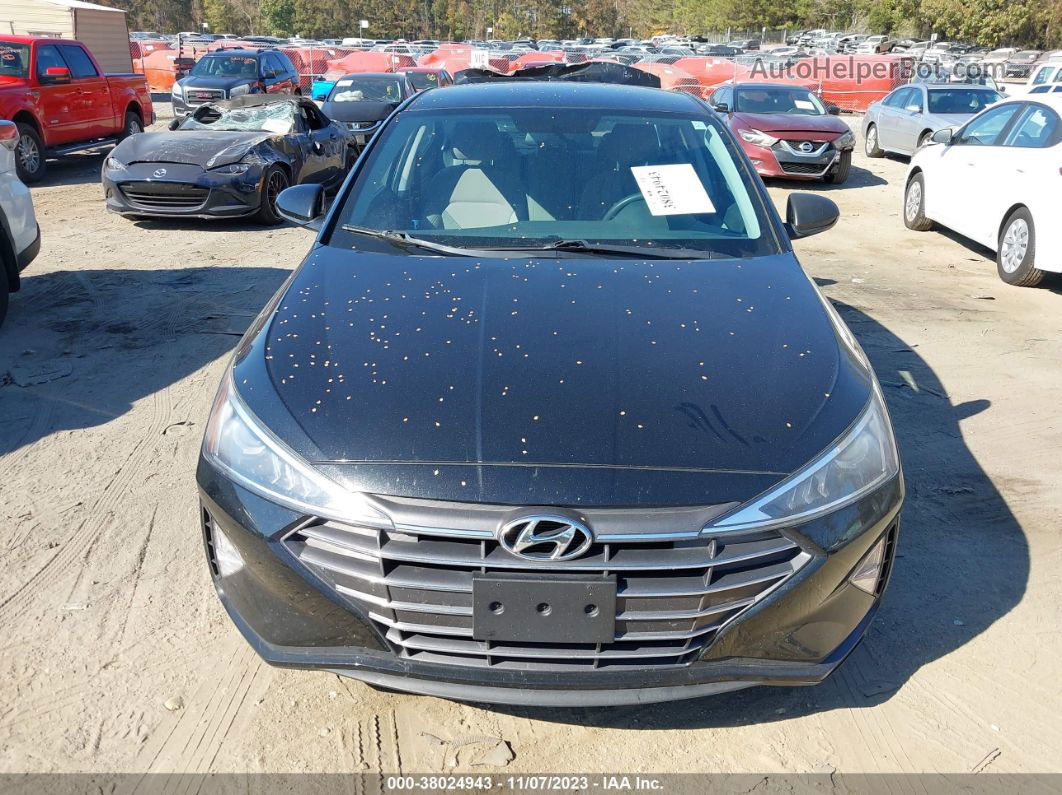 2019 Hyundai Elantra Se Черный vin: 5NPD74LF2KH453823