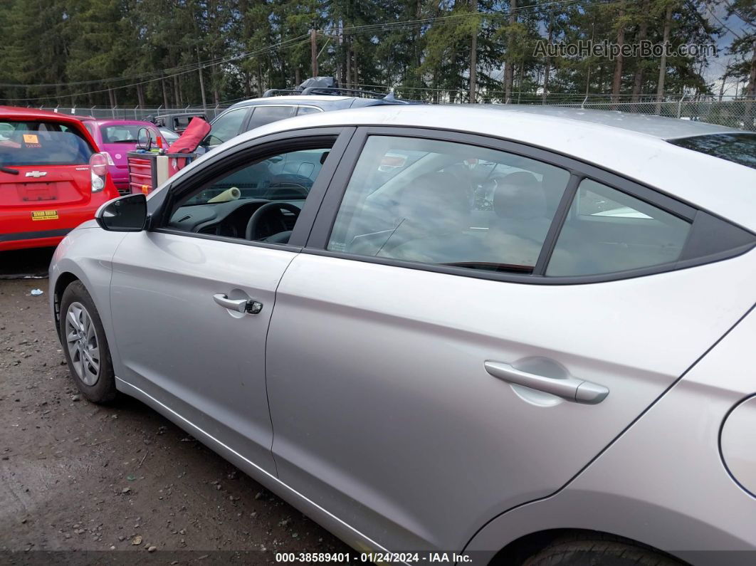 2019 Hyundai Elantra Se Silver vin: 5NPD74LF2KH458956