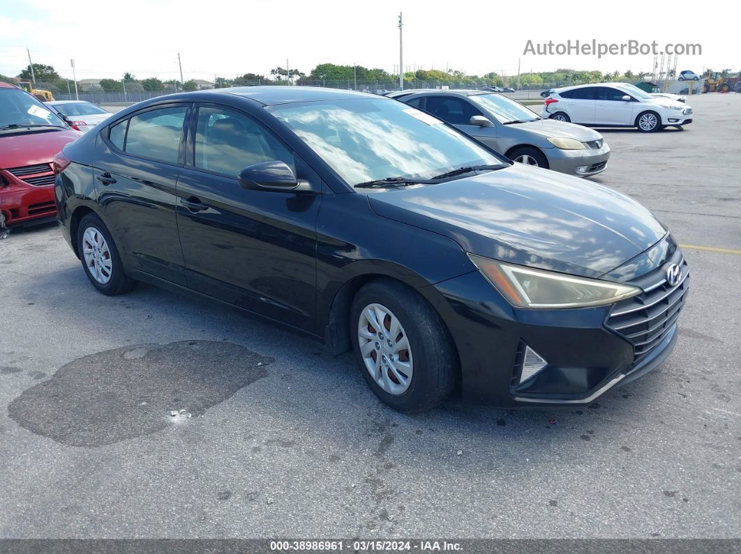 2019 Hyundai Elantra Se Black vin: 5NPD74LF2KH470279