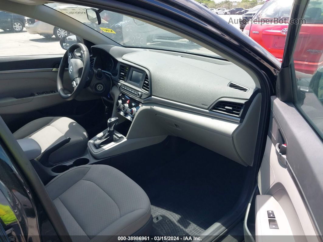 2019 Hyundai Elantra Se Черный vin: 5NPD74LF2KH470279