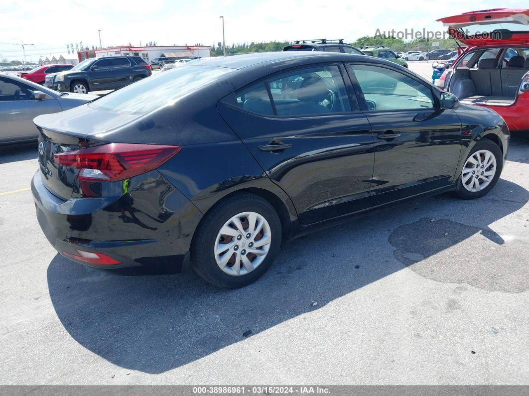 2019 Hyundai Elantra Se Черный vin: 5NPD74LF2KH470279