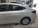 2019 Hyundai Elantra Se Silver vin: 5NPD74LF2KH486630