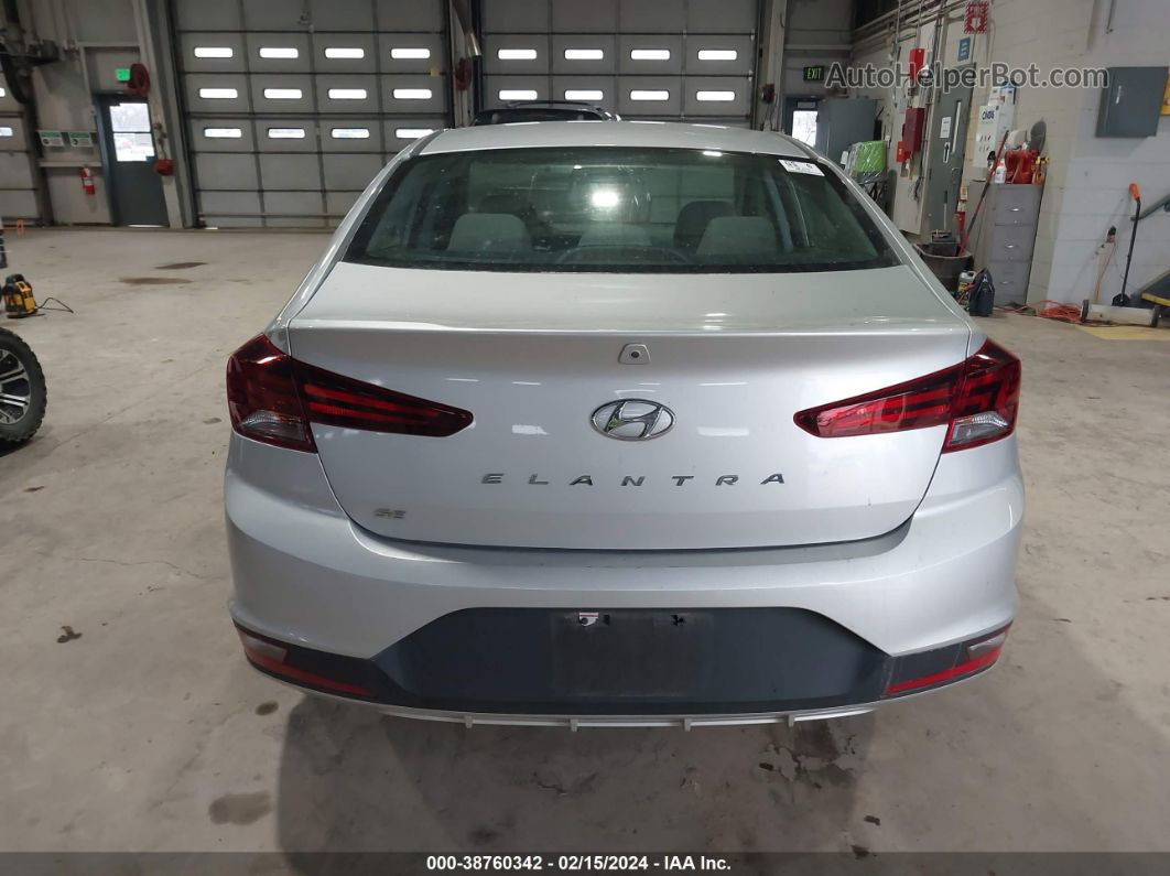 2019 Hyundai Elantra Se Silver vin: 5NPD74LF2KH486630