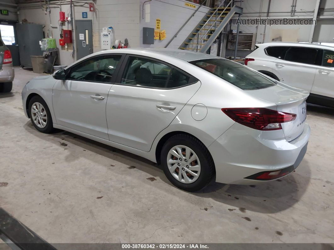 2019 Hyundai Elantra Se Silver vin: 5NPD74LF2KH486630