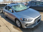 2017 Hyundai Elantra Se Silver vin: 5NPD74LF3HH063399