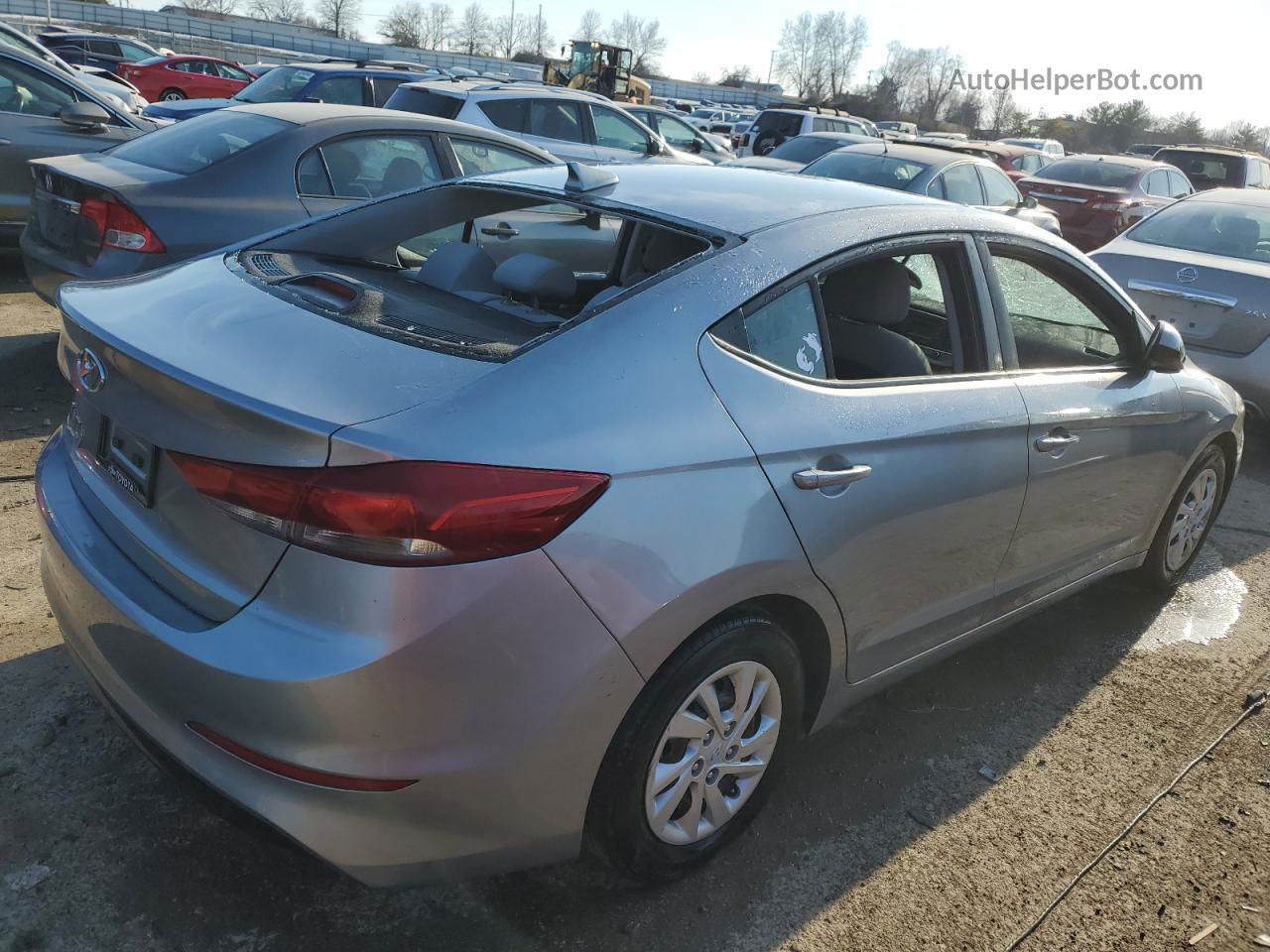 2017 Hyundai Elantra Se Silver vin: 5NPD74LF3HH063399