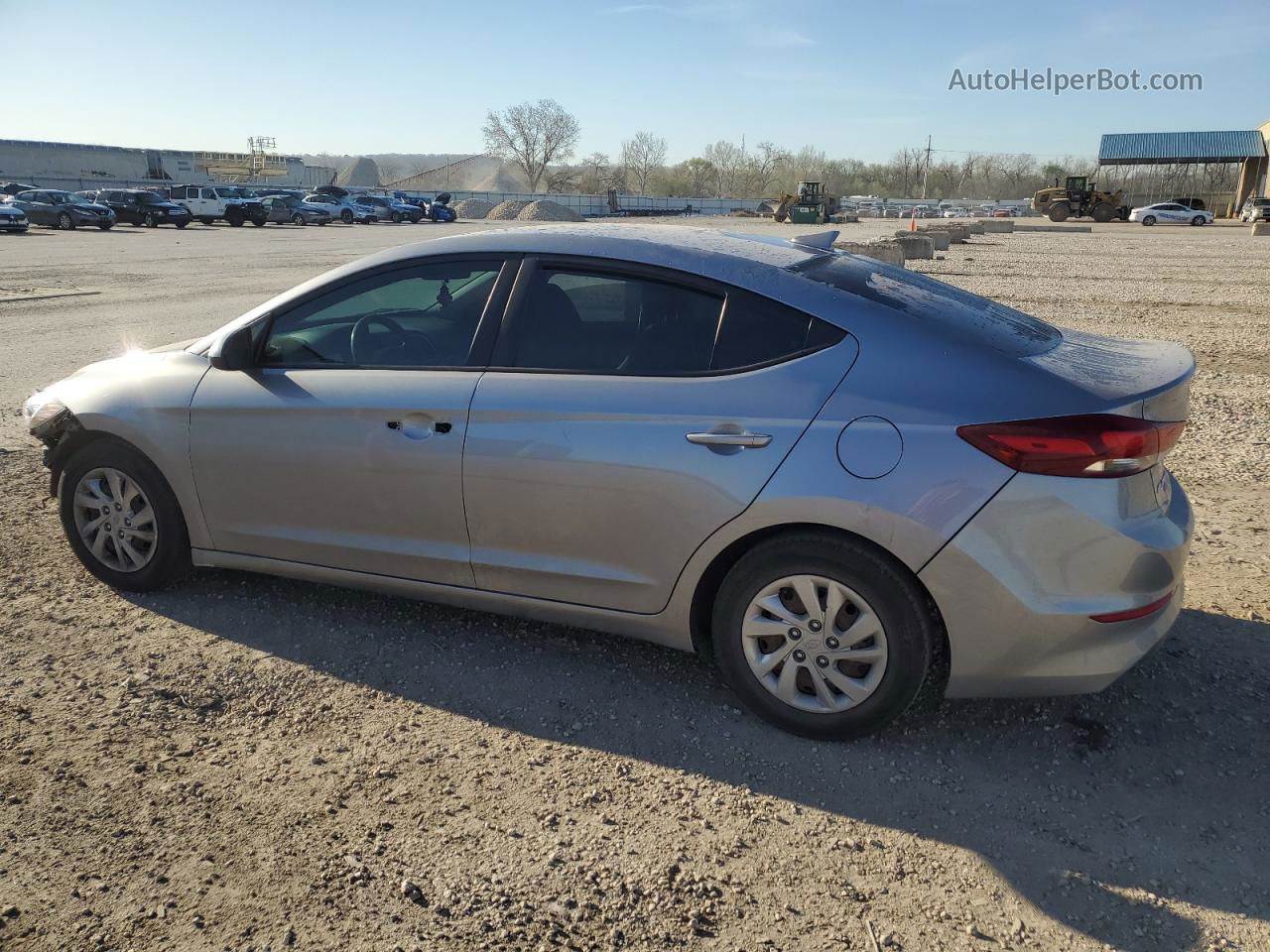 2017 Hyundai Elantra Se Silver vin: 5NPD74LF3HH083264