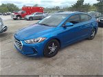 2017 Hyundai Elantra Se Синий vin: 5NPD74LF3HH100600