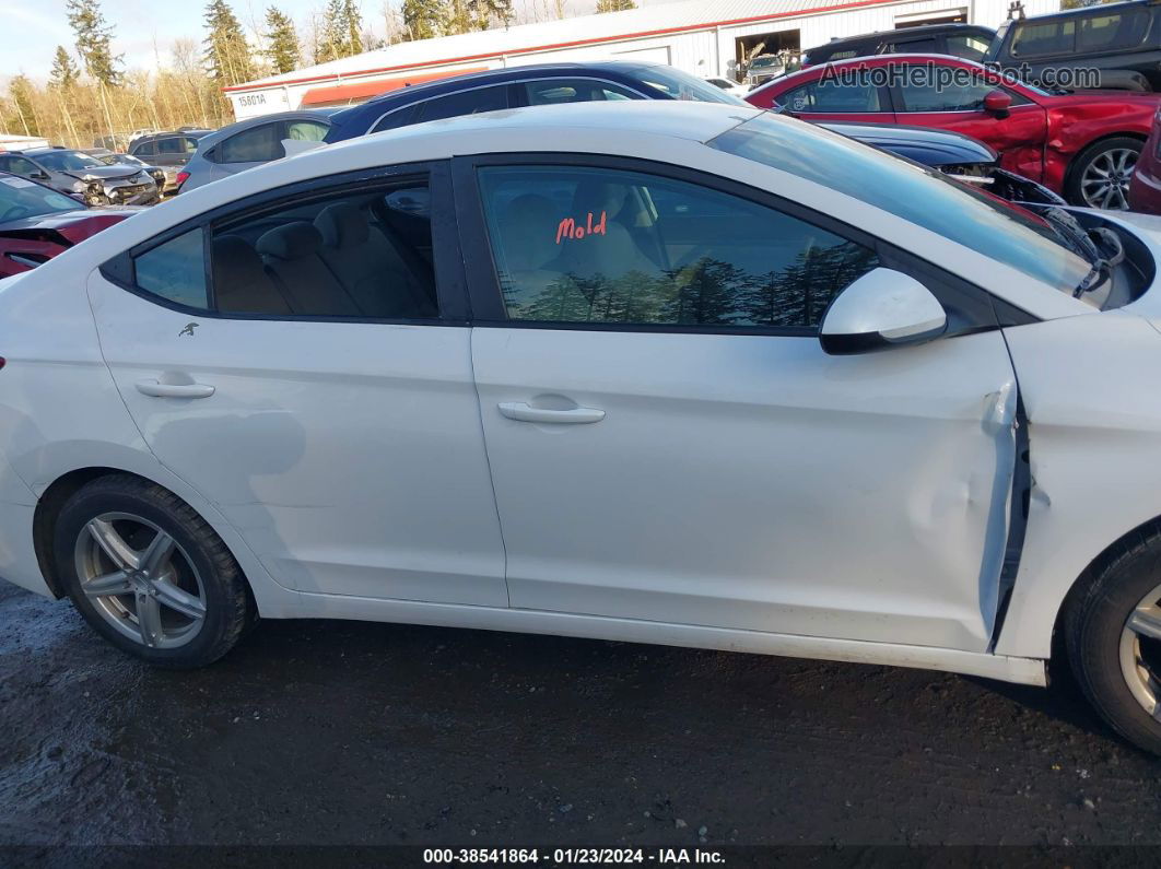 2017 Hyundai Elantra Se White vin: 5NPD74LF3HH112763