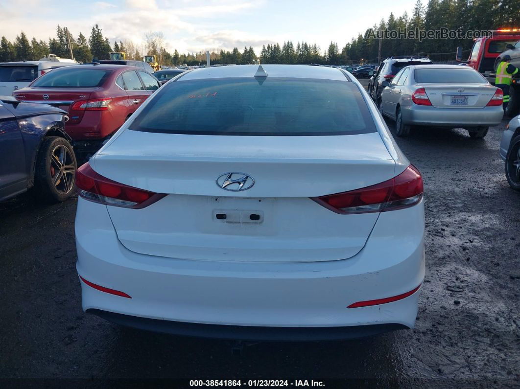 2017 Hyundai Elantra Se White vin: 5NPD74LF3HH112763