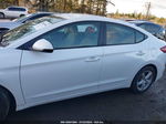 2017 Hyundai Elantra Se White vin: 5NPD74LF3HH112763