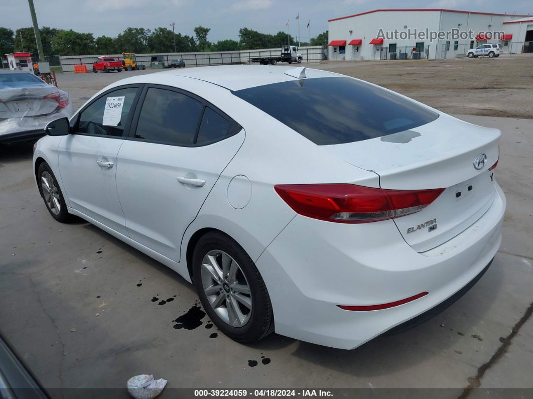 2017 Hyundai Elantra Se White vin: 5NPD74LF3HH126839