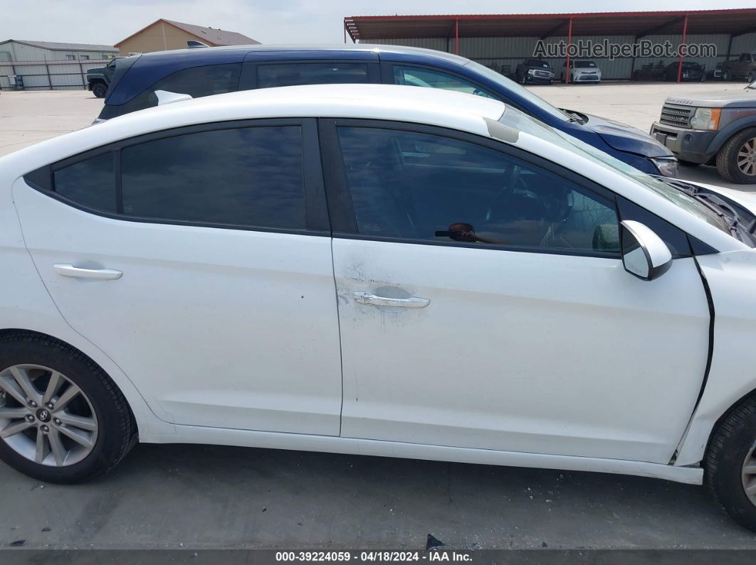 2017 Hyundai Elantra Se White vin: 5NPD74LF3HH126839