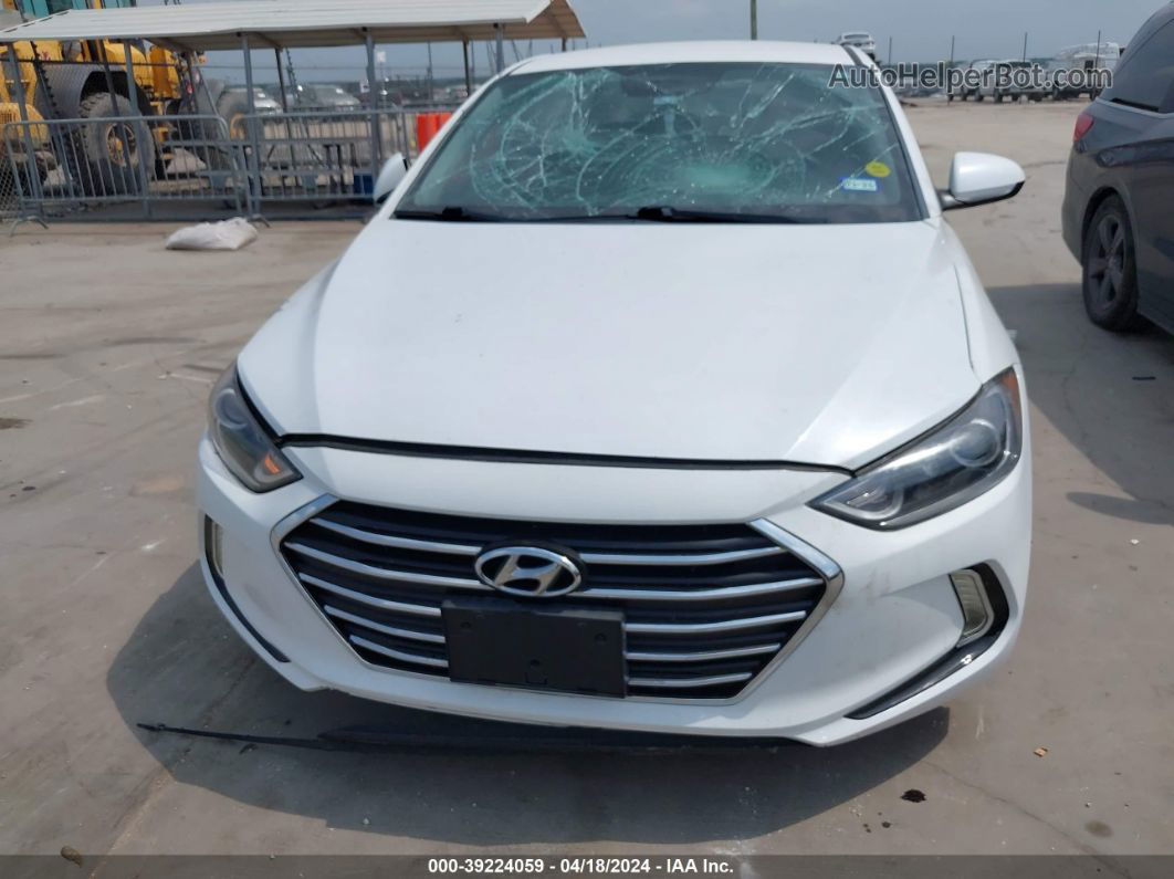 2017 Hyundai Elantra Se White vin: 5NPD74LF3HH126839