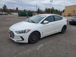 2017 Hyundai Elantra Se White vin: 5NPD74LF3HH137372