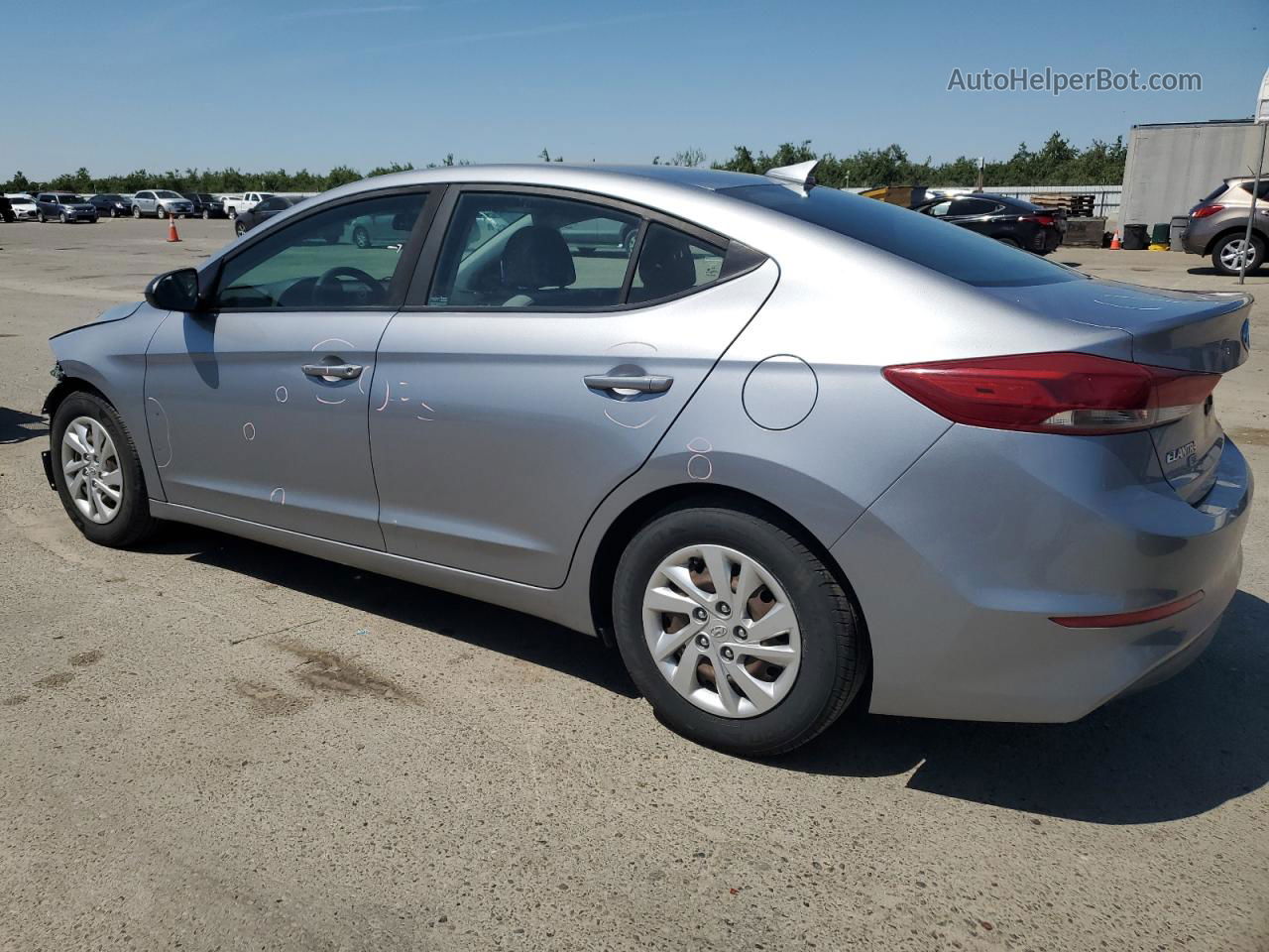 2017 Hyundai Elantra Se Silver vin: 5NPD74LF3HH139767