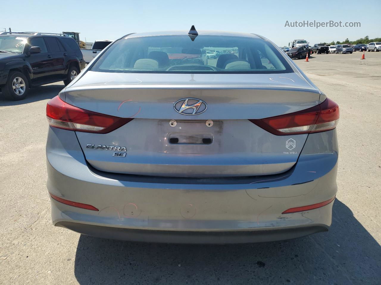 2017 Hyundai Elantra Se Silver vin: 5NPD74LF3HH139767