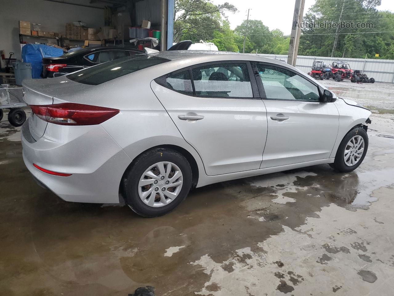 2017 Hyundai Elantra Se Silver vin: 5NPD74LF3HH141468