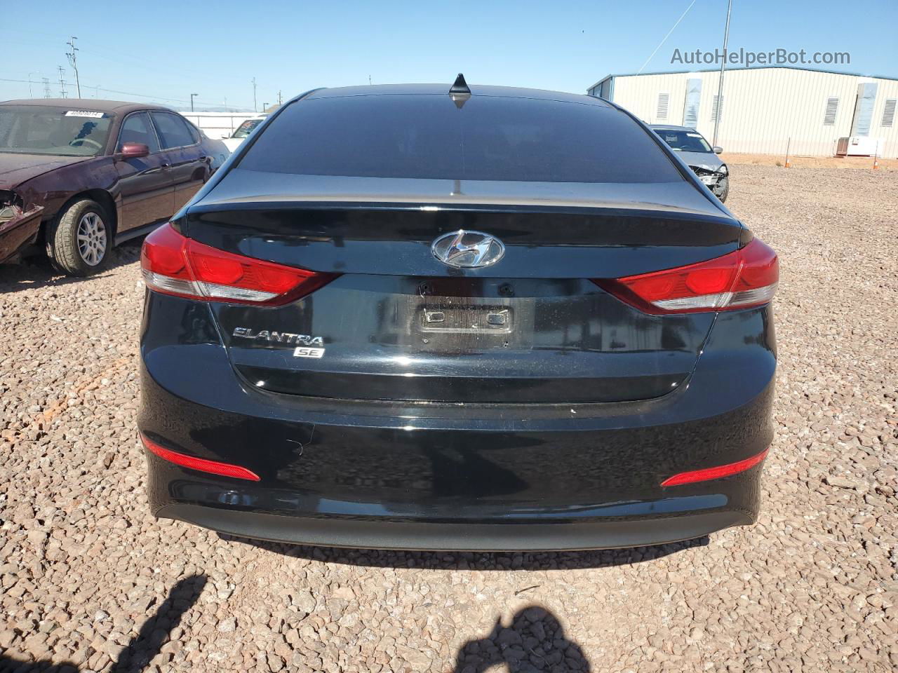 2017 Hyundai Elantra Se Black vin: 5NPD74LF3HH162739