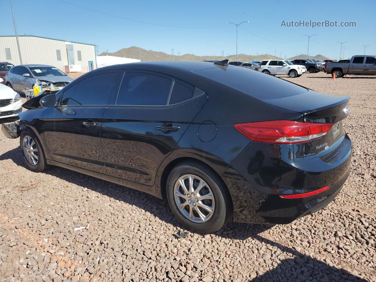 2017 Hyundai Elantra Se Black vin: 5NPD74LF3HH162739