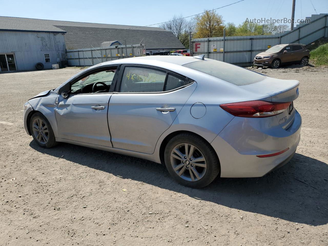 2017 Hyundai Elantra Se Gray vin: 5NPD74LF3HH167424