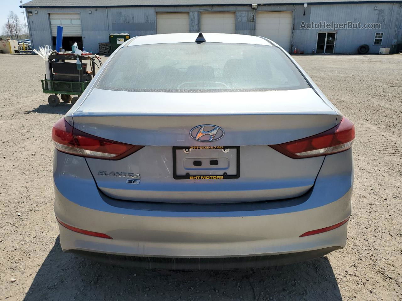 2017 Hyundai Elantra Se Gray vin: 5NPD74LF3HH167424