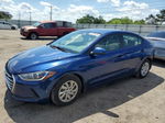 2018 Hyundai Elantra Se Blue vin: 5NPD74LF3JH373767