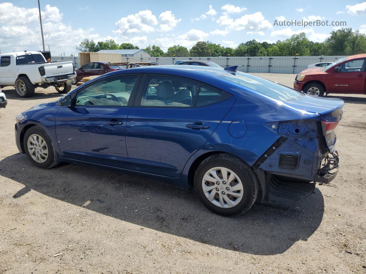 2018 Hyundai Elantra Se Blue vin: 5NPD74LF3JH373767