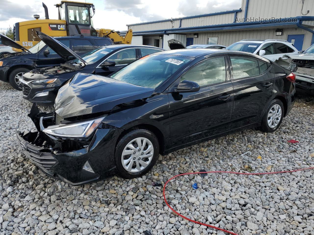 2019 Hyundai Elantra Se Black vin: 5NPD74LF3KH433533