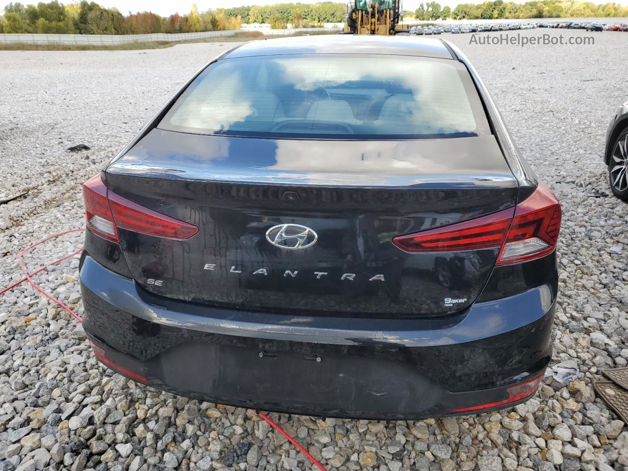 2019 Hyundai Elantra Se Черный vin: 5NPD74LF3KH433533