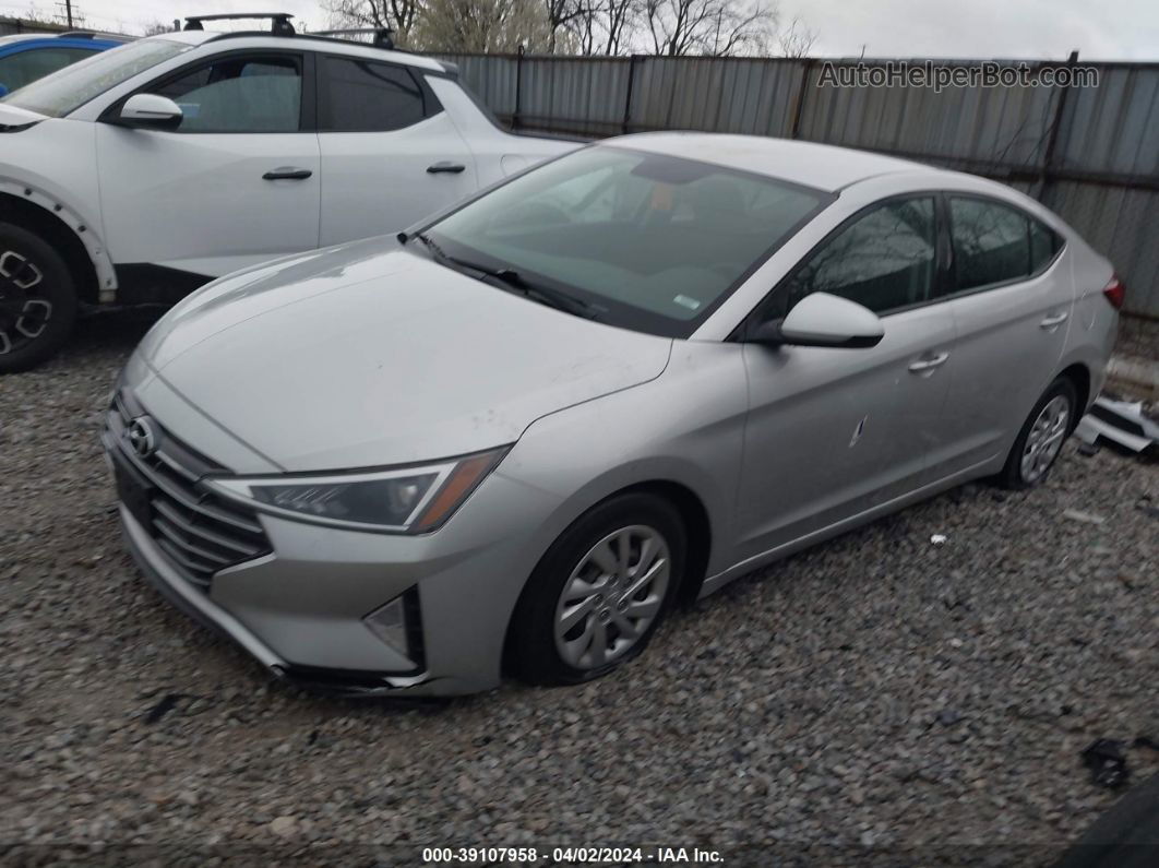 2019 Hyundai Elantra Se Silver vin: 5NPD74LF3KH436075