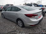 2019 Hyundai Elantra Se Silver vin: 5NPD74LF3KH436075