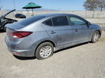 2019 Hyundai Elantra Se Gray vin: 5NPD74LF3KH460912