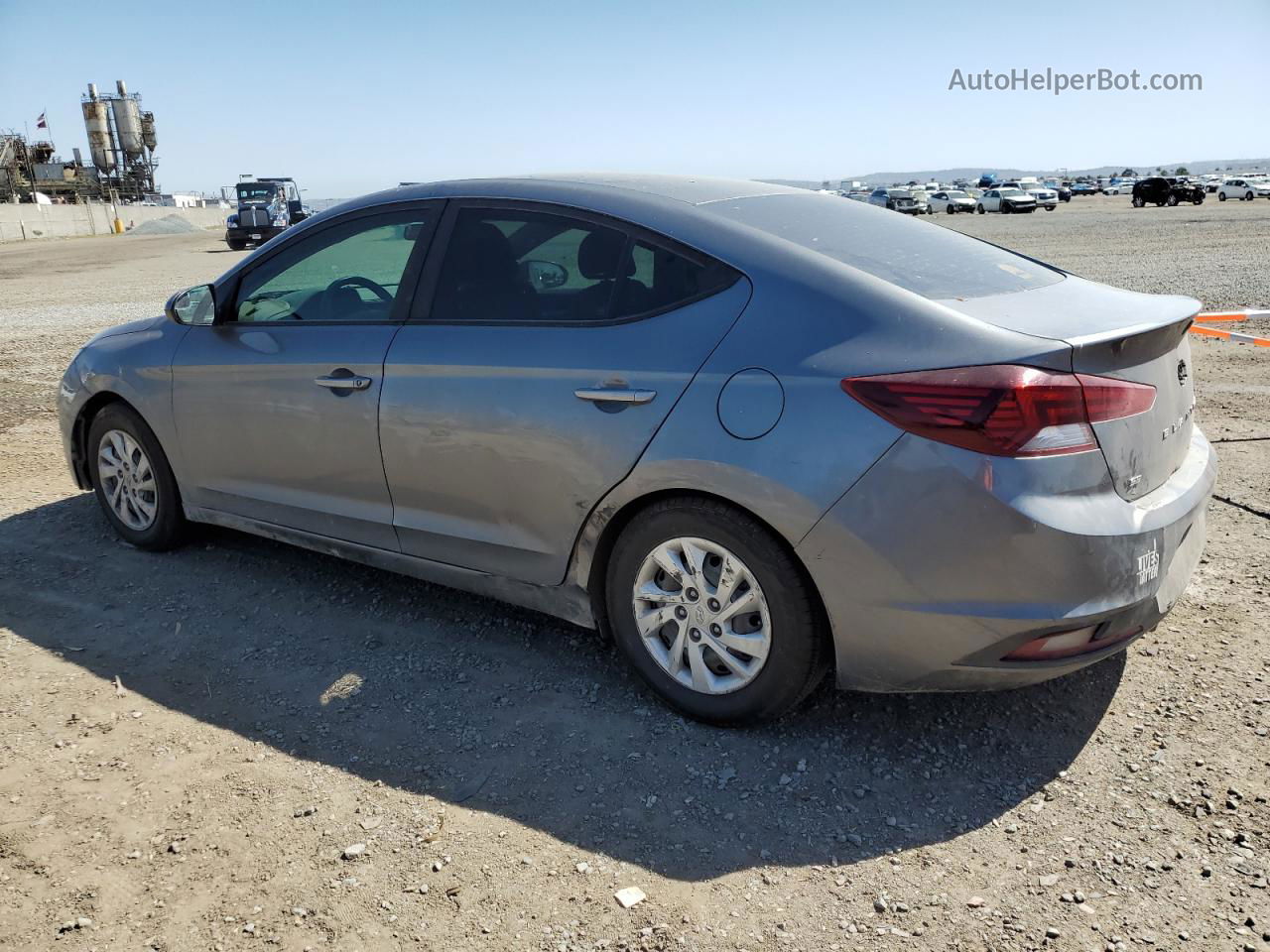 2019 Hyundai Elantra Se Gray vin: 5NPD74LF3KH460912