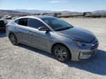 2019 Hyundai Elantra Se Gray vin: 5NPD74LF3KH482456