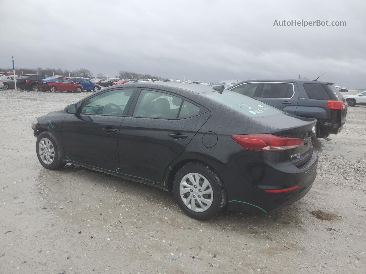 2017 Hyundai Elantra Se Black vin: 5NPD74LF4HH054565