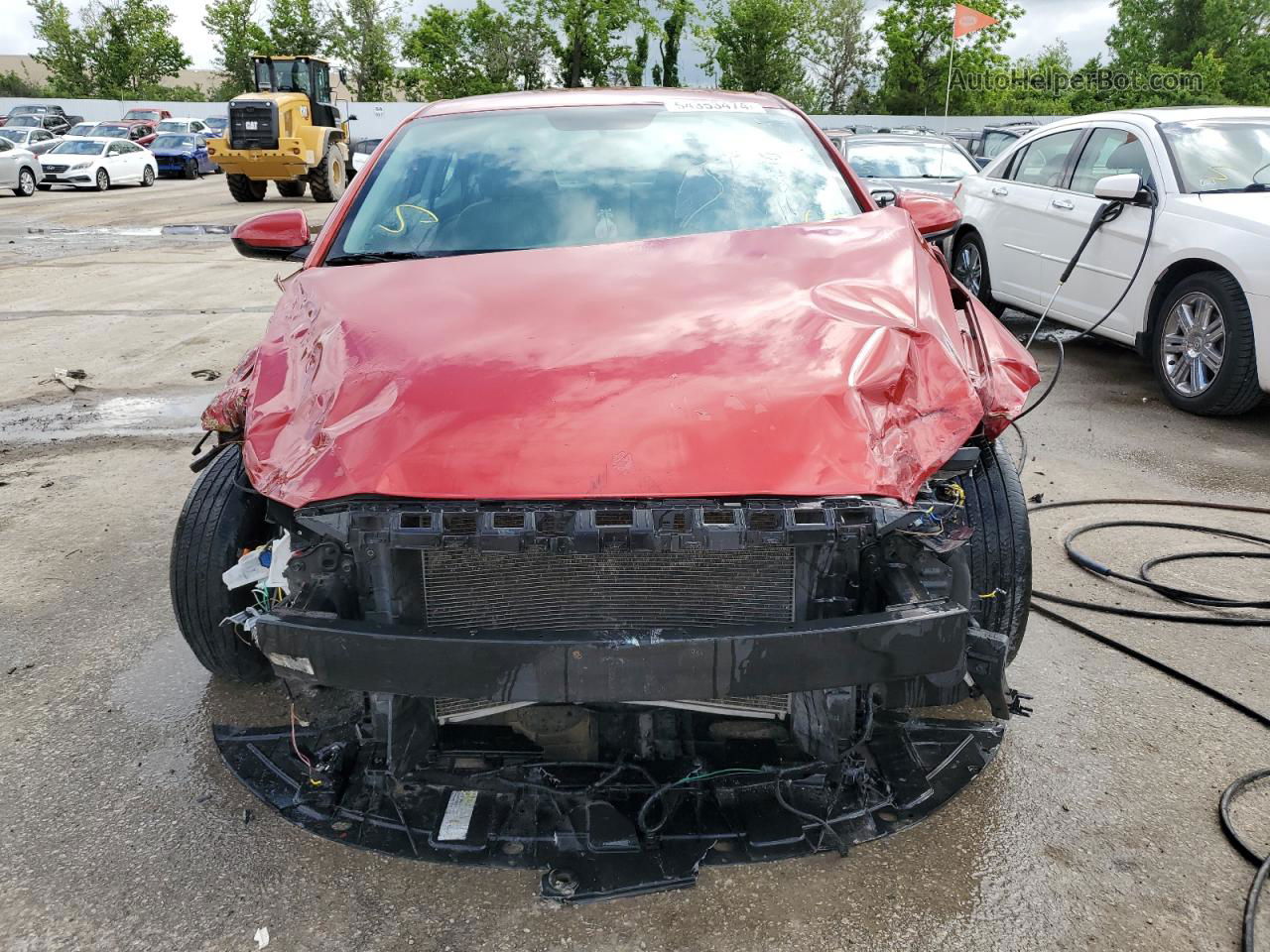 2017 Hyundai Elantra Se Red vin: 5NPD74LF4HH071978