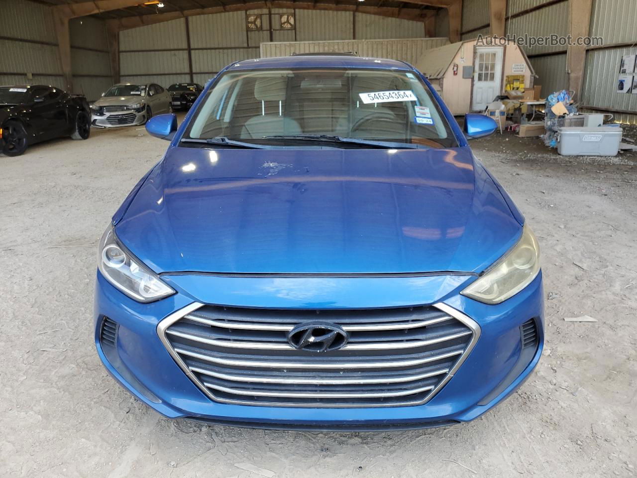 2017 Hyundai Elantra Se Blue vin: 5NPD74LF4HH135257