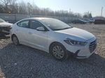 2017 Hyundai Elantra Se White vin: 5NPD74LF4HH147716