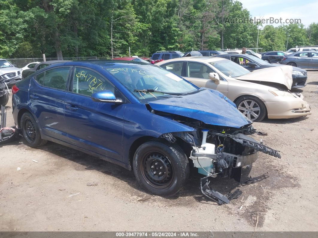 2017 Hyundai Elantra Se Blue vin: 5NPD74LF4HH160739