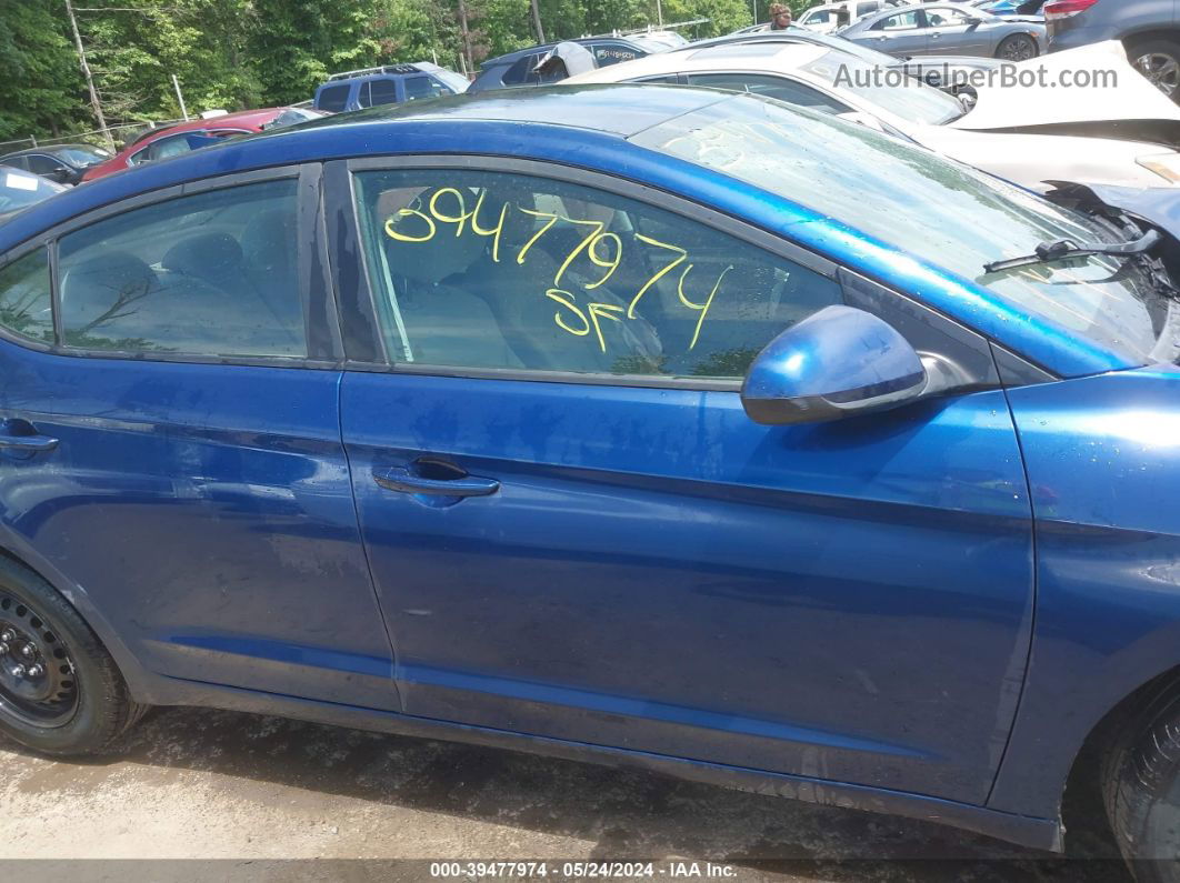 2017 Hyundai Elantra Se Blue vin: 5NPD74LF4HH160739