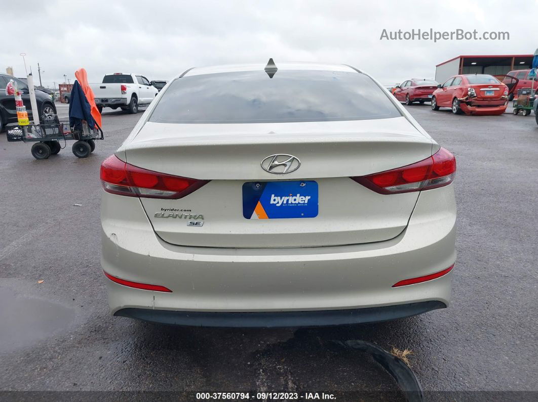 2017 Hyundai Elantra Se Silver vin: 5NPD74LF4HH167254